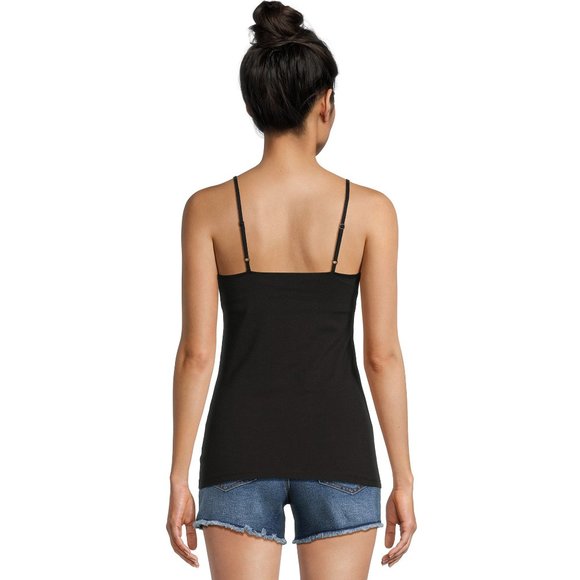 No Boundaries Juniors Shelf Bra Cami Top, Sizes XS-3XL - Picture 4 of 5